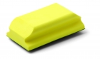 Handschuurblokje klitteband geel 70 x 125 mm