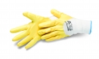 Handschoen met 3/4 nitril coating geel 9"