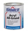 Südwest Acryl Allgrund 9105 Zwart 750 ml.